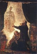Wojciech Gerson The ghost of Barbara RadziwiII oil painting on canvas